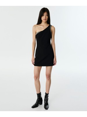 Çift Parça Görünüm Işlemeli Elbise TW6250002130001