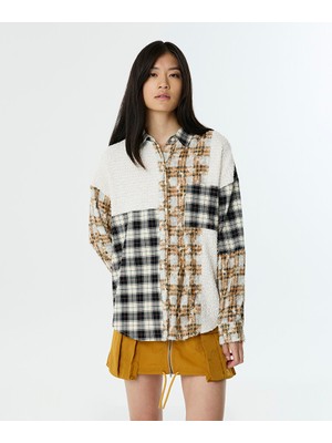 Dokulu Kumaş Mıx Gömlek TW6250025045018