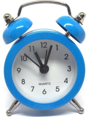 Beyaz Mini Masaüstü Analog Dekoratif Saat, Şık ve Kullanışlı Tasarım