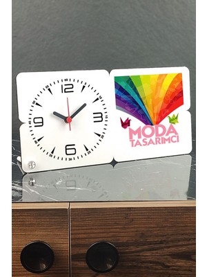 Şık Ahşap Masa Saati, Modern Tasarım, Zarif Dekoratif Saat