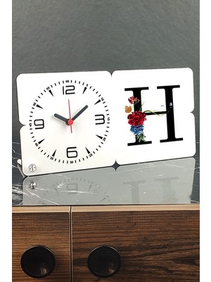 El Yapımı Ahşap Masa Saati, Şık ve Doğal Tasarım, Güzel Hediye Seçeneği