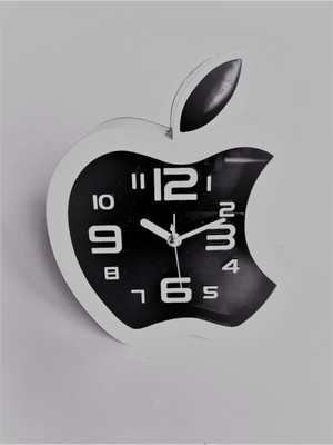 Şık Siyah Dekoratif Masa Saati, Zarif ve Modern Tasarım