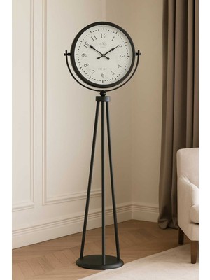 Şık Siyah Dekoratif Saat, Modern Tasarım, Ev ve Ofis Için Mükemmel Seçenek