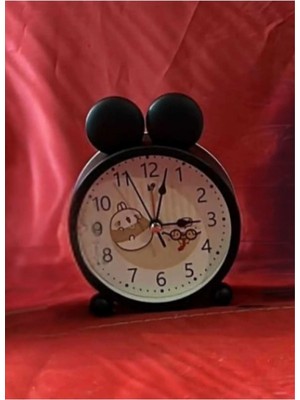 Renkli Yuvarlak Çocuk Masa Saati, Şık ve Eğlenceli Tasarım