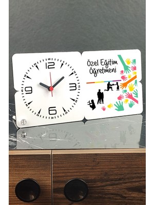 El Yapımı Ahşap Masa Saati, Şık ve Doğal Tasarım, Özel Hediye Seçeneği