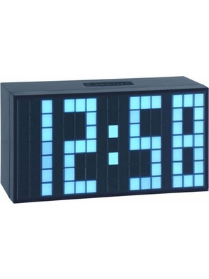 LED Işıklı Zaman Tutucu Saat, Şık Tasarım, Siyah Renk, Fonksiyonel ve Kullanışlı