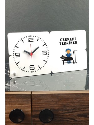 Şık Ahşap Masa Saati, Zarif ve Dayanıklı Dekoratif Saat