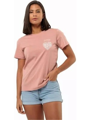 Jack Wolfskin Discover Heart T Kadın Tişört