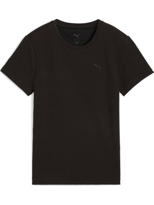 Puma HER Tee Siyah Kadın Kısa Kol T-Shirt