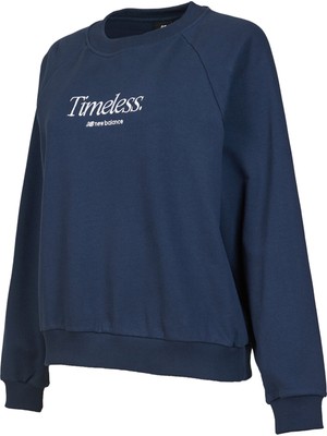 New Balance WNC3380 Lacivert Kadın Sweatshirt