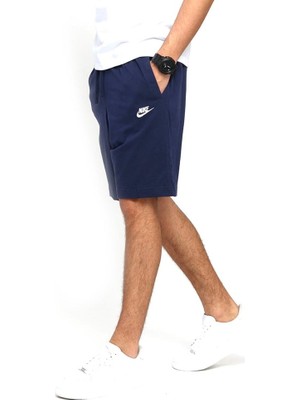 Nike M Nsw Club Short Jsy Erkek Lacivert Şort Paça Tipi Normal Özellikli