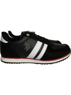Erkekler İçin U.S. Polo Assn. Plus 2pr Siyah Sneaker Düz Taban ve Şık Tasarım