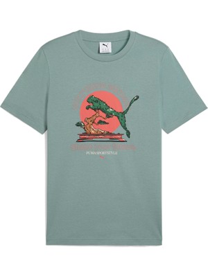 Puma Graphıcs Puma Bonsai Tee Erkek Tişört
