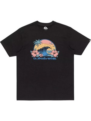 Quiksilver Riding Today Erkek Siyah Tişört