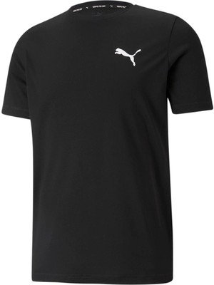 Puma Active Small Logo Tee Erkek Siiyah Günlük Stil T-Shirt 58672501