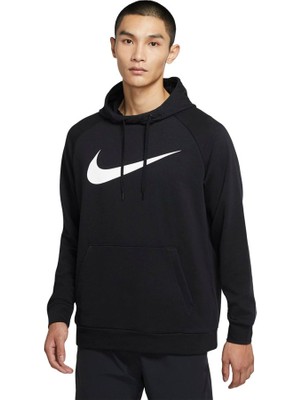 Nike M Nk Df Hdıe Po Swsh Erkek Siyah Sweatshirt - CZ2425-010