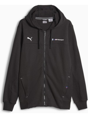 Puma Bmw Mms HDD Sweat Jacket Siyah Erkek Eşofman Üstü
