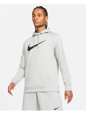 Nike M Nk Df Hdıe Po Swsh Erkek Gri Sweatshirt - CZ2425-063
