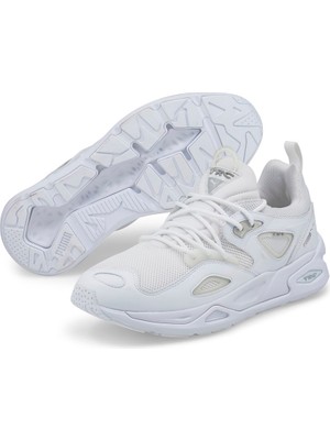 Puma Trc Blaze Triple Erkek Beyaz Günlük Spor Ayakkabı - 384959-01