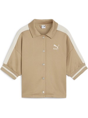 Puma T7 Kadın Bej Track Ceket 62434383