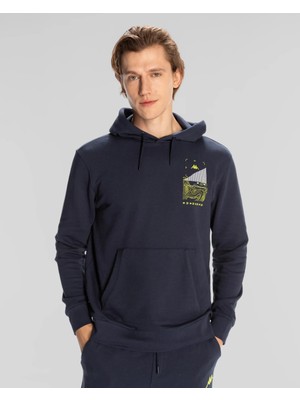 Kappa Authentic Spacetime Hoodie Erkek Sweatshirt