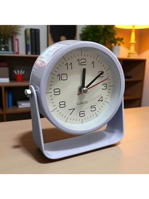 Sevimli Pembe Metal Analog Çalar Saat, Çocuk ve Bebek Odası Dekoru