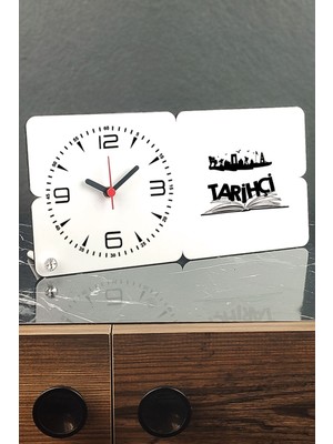 Şık Ahşap Masa Saati, Zarif ve Kullanışlı Dekoratif Saat