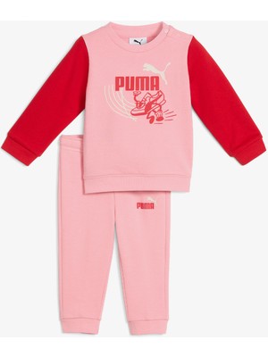 Puma Minicats Little Runners Çocuk Pembe Eşofman Takımı.27