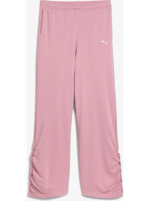 Puma Bowtique Crew Çocuk Pembe Eşofman Altı.65