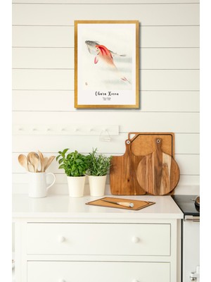 Ohana Koson | Çerçeveli Mdf Sanat Tablosu | Modern Ev Ofis Dekorasyonu