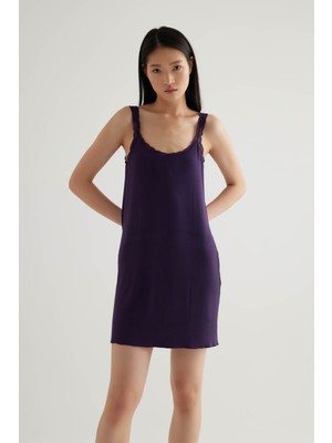 Kadın Dantel Detaylı Gecelik