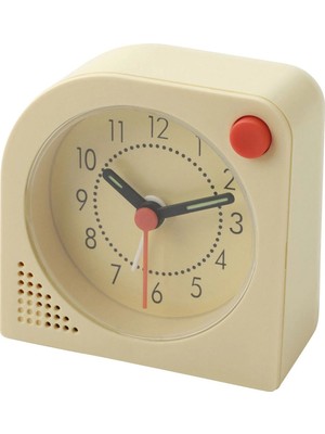 Sarı Renkli, 8x8 cm Boyutunda Şirin ve Kullanışlı Çalar Saat