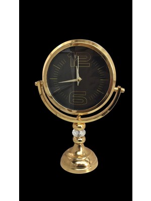 Şık Sarı Masa Saati, Modern Ev ve Ofis Dekorasyonu Için Ideal Seçenektir