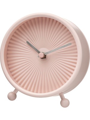 Pastel Pembe Masa Saati 11 Cm, Şık ve Kullanışlı Ev Dekoru Ürünü