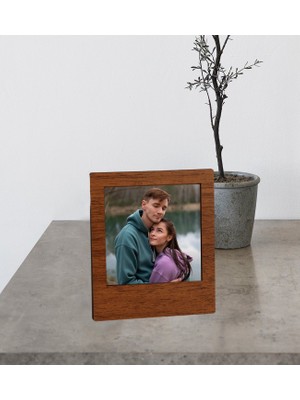 Kişiye Özel Fotoğraflı Mdf Çerçeve (Kahverengi)