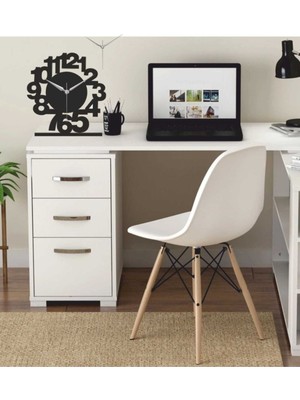 Büyük Boy Masa Saati, Siyah, Şık ve Zarif Hediye Seçeneği