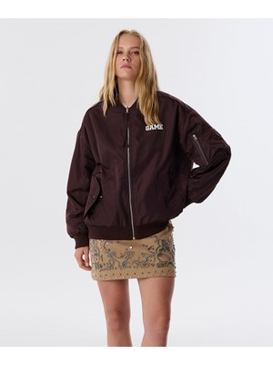 Sloganlı Bomber Mont TW6250012050035