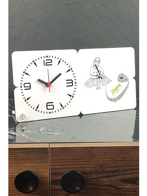 Şık Ahşap Masa Saati, Zarif ve Dayanıklı Tasarım