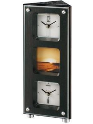 Şık Gri Masa Saati, Modern ve Kullanışlı Tasarım, Ofis ve Ev Ortamına Uyum Sağlar