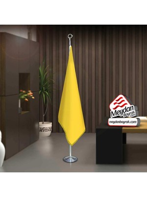 Asilmeydan Batı Hun Devleti Bayrak-17 Eski Türk Devleti-Ofis -Toplantı Odaları -Direkli -Saçaklı Makam Bayrağı