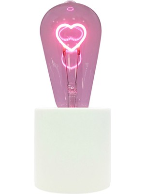 Mor Kalpli Dekoratif Masa Lambası, Şık ve Sıcak Atmosfer Sağlar