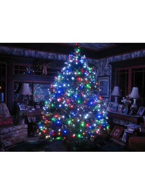100 LED Mavi Yılbaşı Ağacı Işığı, Renkli ve Parlak Aydınlatma Keyfi