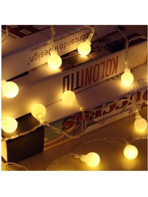 Top Şekilli Çok Renkli Şerit LED Lamba Sarı Renkli ve Parlak Işık