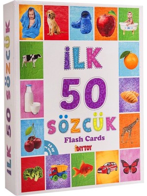 Bebekler Için Ilk 50 Sözcük Zeka Kartları, Eğlenceli ve Öğretici Flash Cards