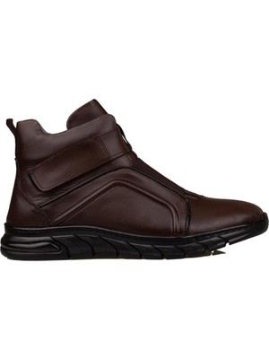 Slayka Kahverengi Magnus Erkek Hakiki Deri Günlük Bot