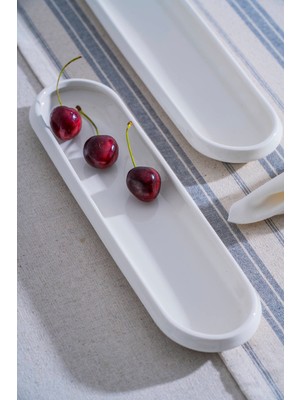 Rumi Oval Kayık Tabak - 28 cm