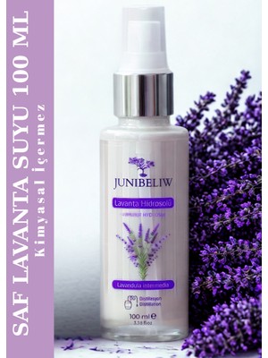 JUNIBELIW Naturel Sprey Başlıklı Lavanta Suyu 100 ml (Lavender Water)