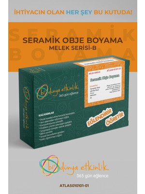 Seramik Boyama Seti Melek Serisi - Hobi ve El Sanatları Için Renkli Koleksiyon