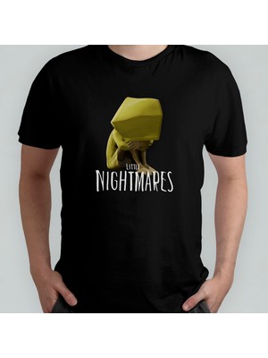 Pixxa Little Nightmares Unisex %100 Pamuklu Bisiklet Yaka T-Shirt