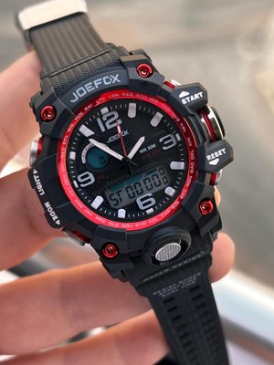 Joefox Küçük Kasa Digital ve Analog 2 Yıl Garantili Kronometre+Takvim+Alarm+Çoçuk Kol Saati JE.CBK21